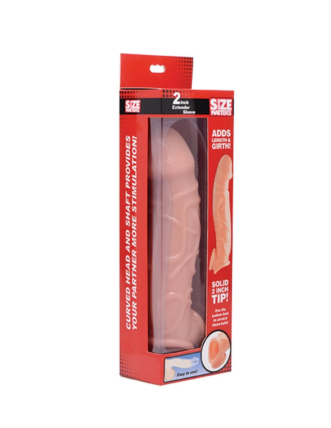 Size Matters Flesh Extender Gebogen Pennissleeve 5 Size Matters Flesh Extender Gebogen Pennissleeve - Afbeelding 5