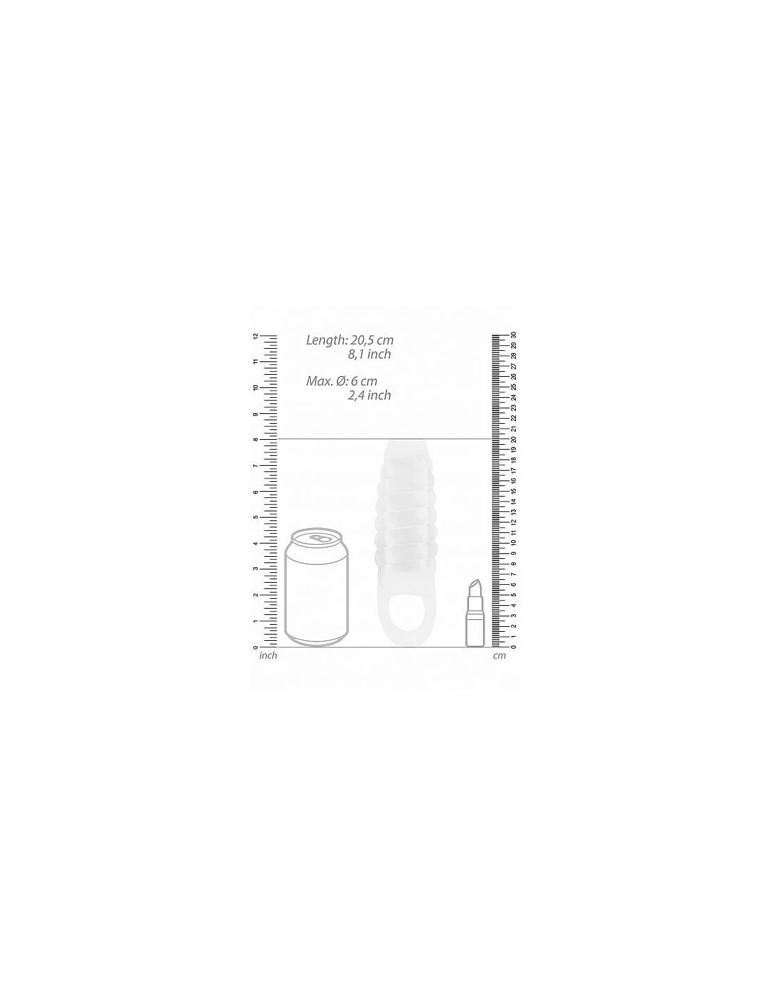 Shots Toys Sono No. 21 Dong Extension Clear 7 Shots Toys Sono No. 21 Dong Extension Clear - Afbeelding 7