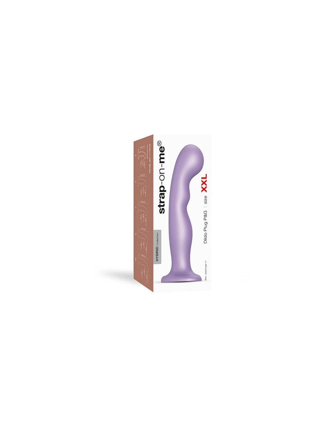 Strap-on-me Dildo Plug P & G Metallic Lilac XXL 5 Strap-on-me Dildo Plug P & G Metallic Lilac XXL - Afbeelding 5