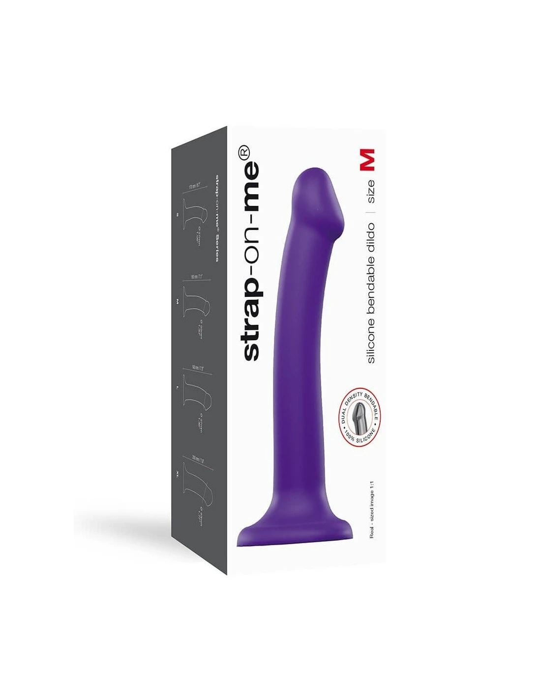 Strap-on-me Dual Density Dildo Purple M 5 Strap-on-me Dual Density Dildo Purple M - Afbeelding 5