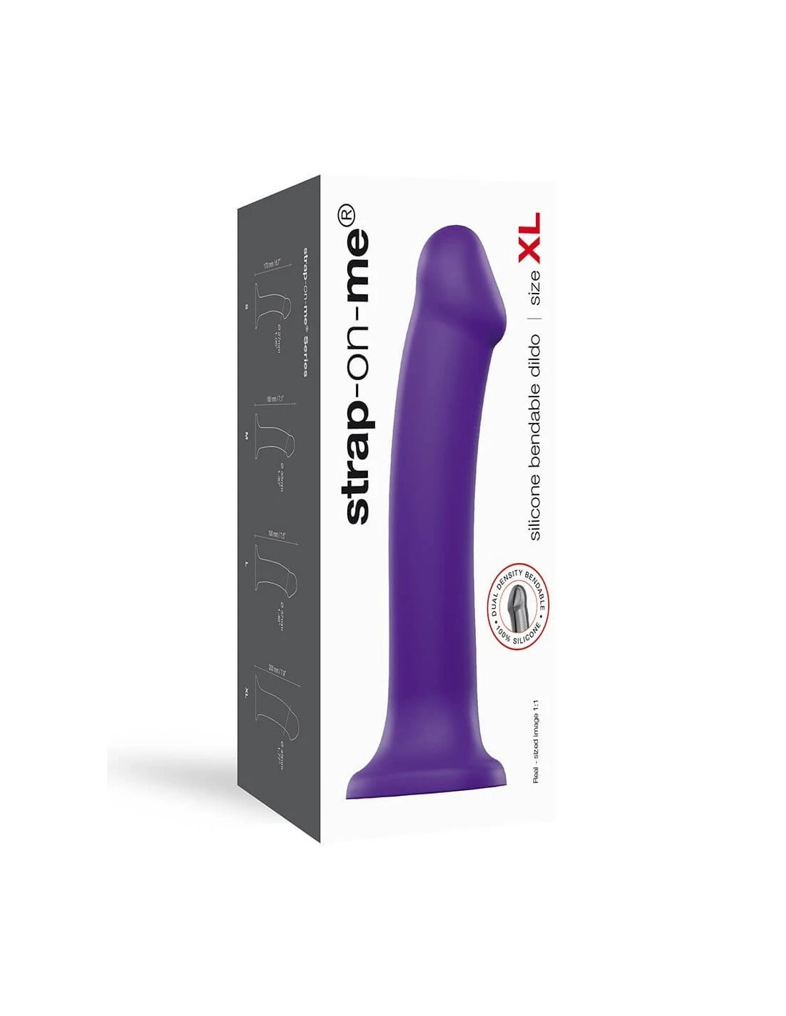 Strap-on-me Dual Density Dildo Purple XL 5 Strap-on-me Dual Density Dildo Purple XL - Afbeelding 5