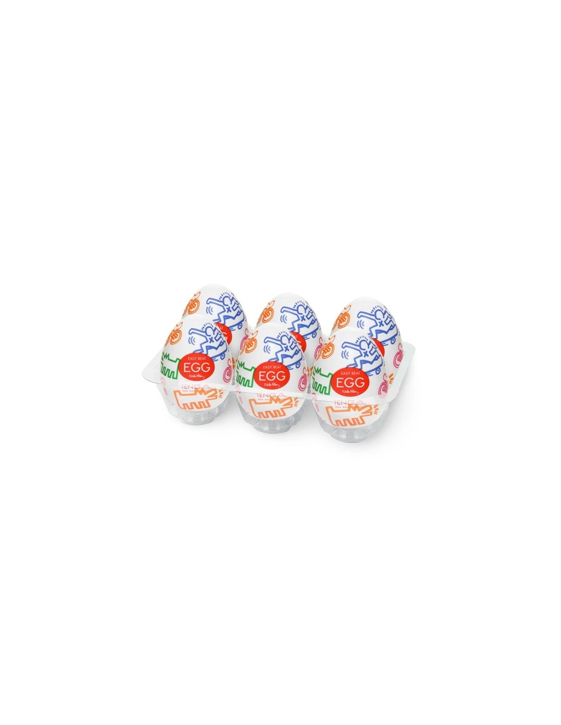 Tenga Keith Haring Egg Street (6 Pieces) 1 Tenga Keith Haring Egg Street (6 Pieces)