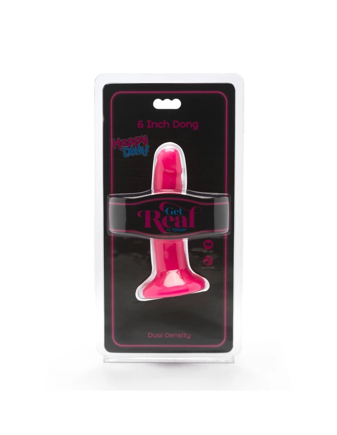 Toyjoy Happy Dicks Dong 6 Inch Pink 2 Toyjoy Happy Dicks Dong 6 Inch Pink - Afbeelding 2