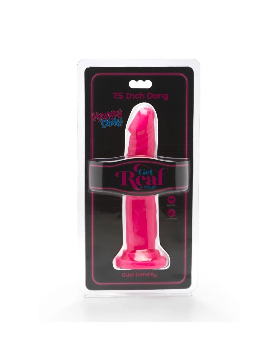 Toyjoy Happy Dicks Dong 7.5 Inch Pink 2 Toyjoy Happy Dicks Dong 7.5 Inch Pink - Afbeelding 2