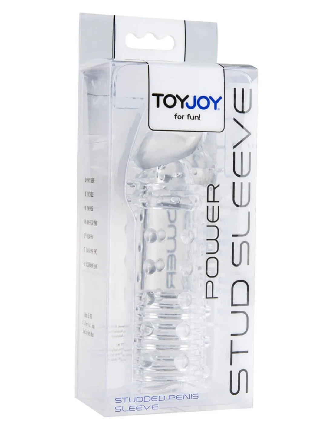 Toyjoy Power Stud Sleeve Transparent 2 Toyjoy Power Stud Sleeve Transparent - Afbeelding 2